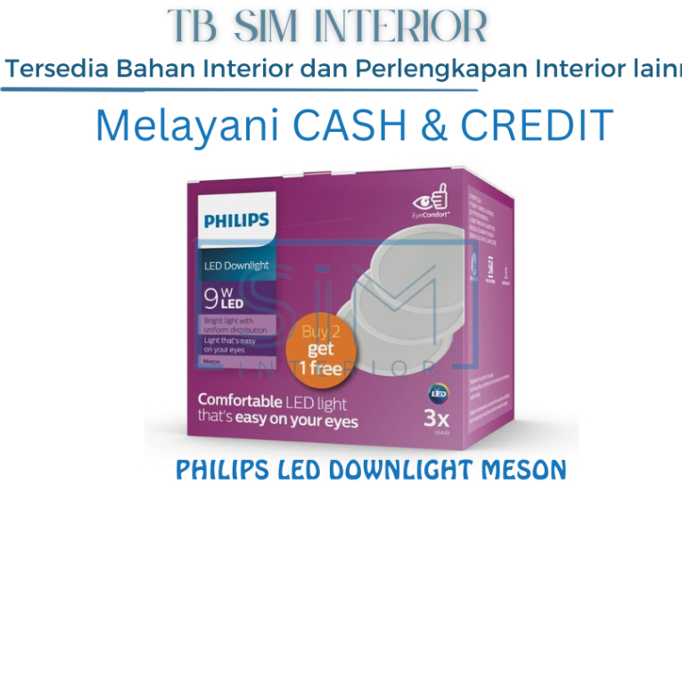 

PHILIPS LEM DOWLIGHT MESON 9 WAT