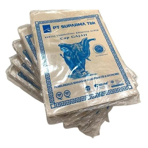 KERTAS NASI KOTAK / KERTAS NASI BUNGKUS/ KERTAS MINYAK KOTAK