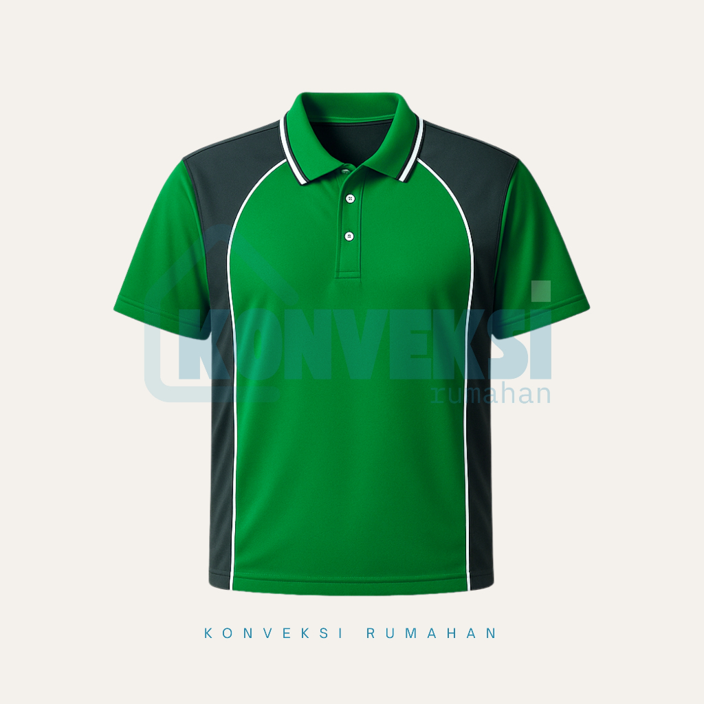 kaos kerah pendek [hijau botol TC] / kaos kerah / shirt pria / kaos kerah pendek / wangky pendek