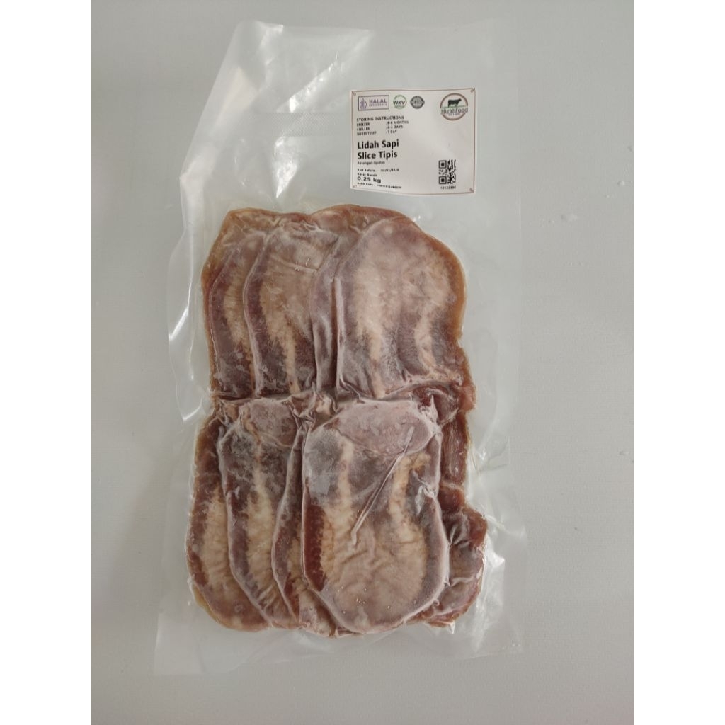 

Lidah Sapi Slice Tipis 250 gr