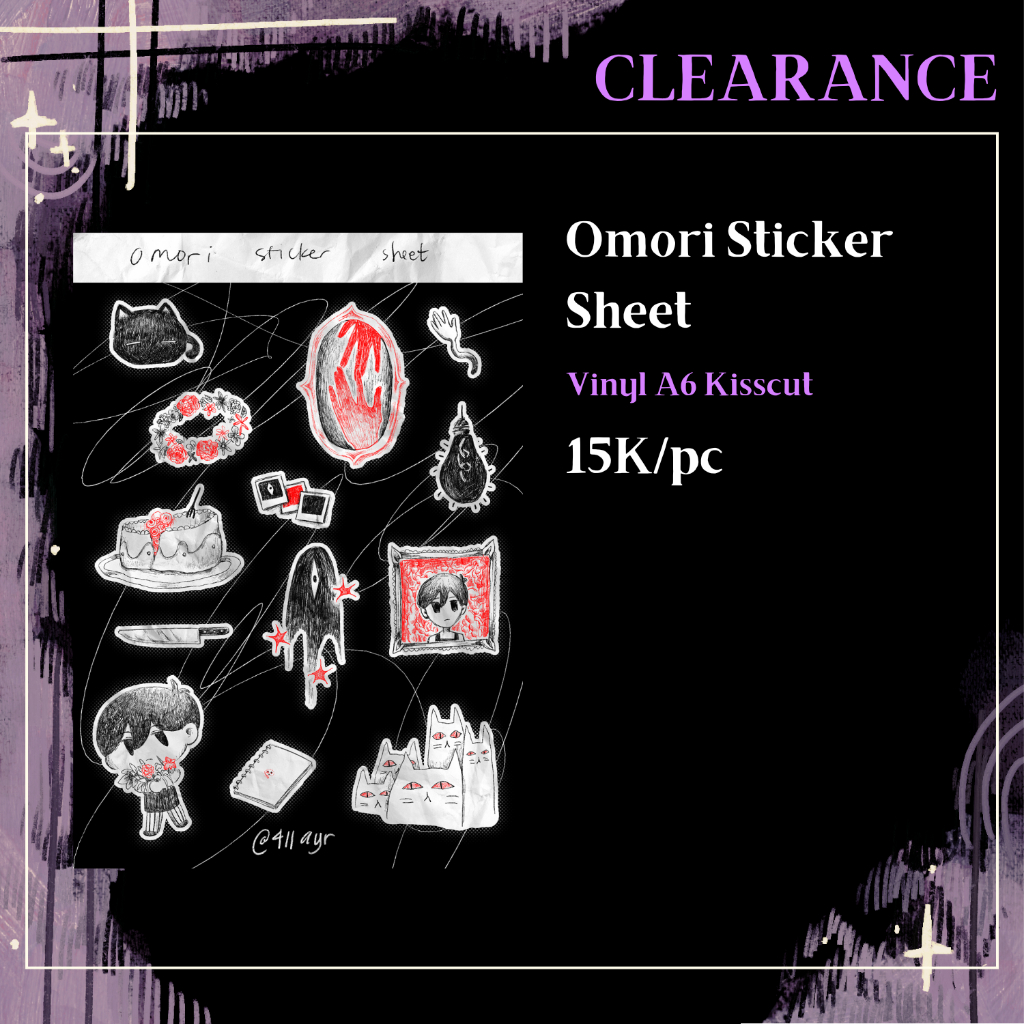 

Omori Sticker Sheet