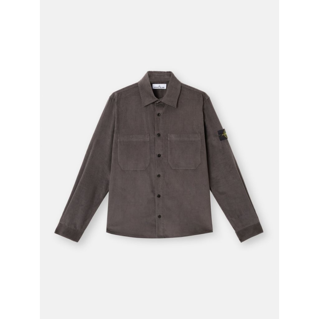 stone island overshirt organic corduroy