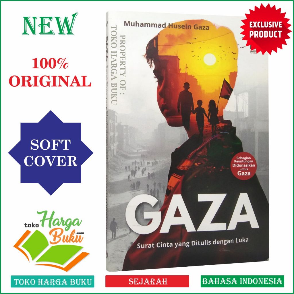 Foto GAZA Surat Cinta yang Ditulis dengan Luka ORIGINAL Karya Muhammad Husein Gaza Palestina Syamil Books