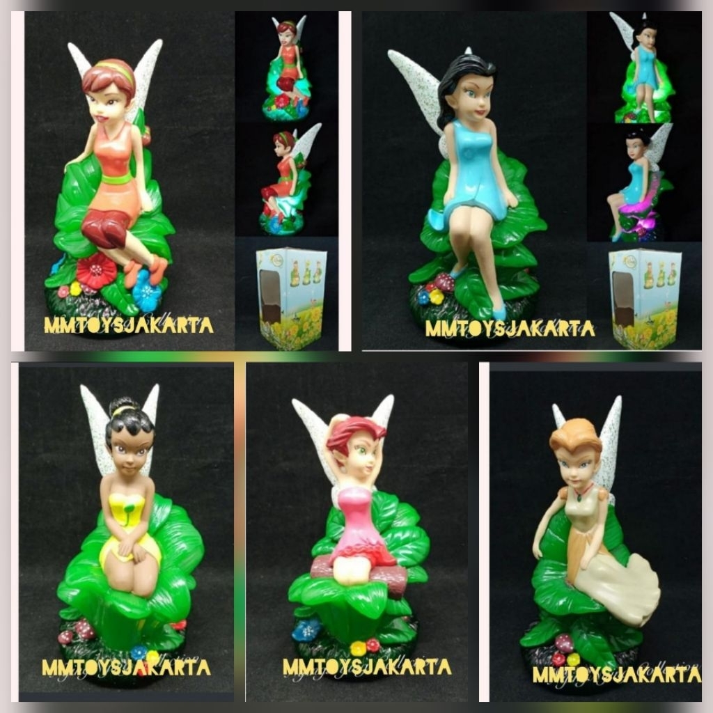FIGURE LAMPU MEJA HIAS TINKERBELL