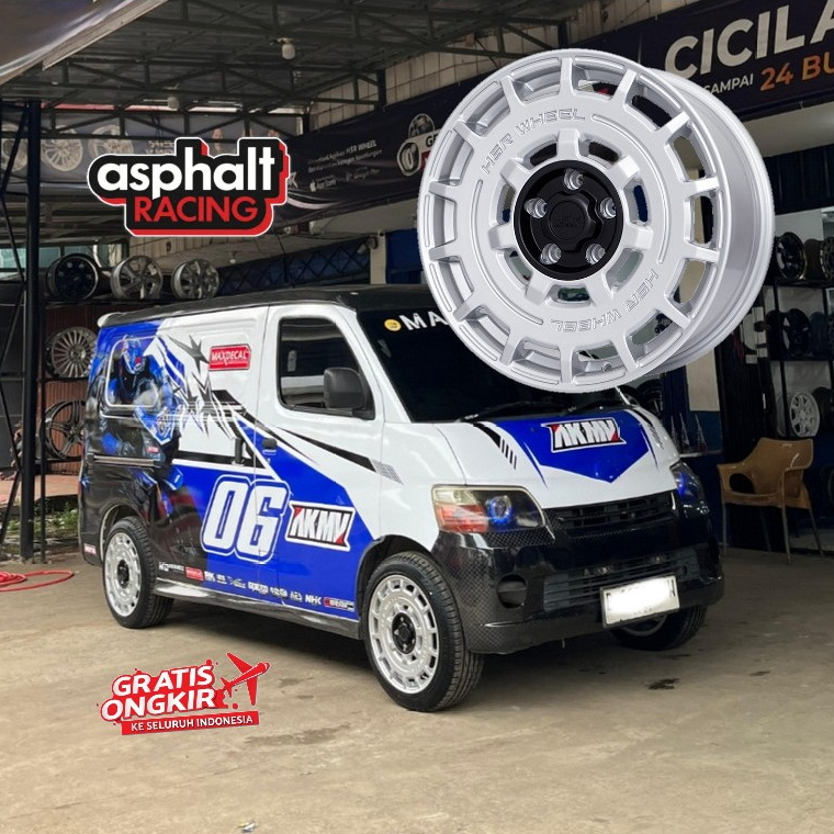 Velg Mobil Hsr Ring 17 Untuk Granmax Ertiga Serena Xpander Hsr Mentawai R17 Pcd 5x114,3