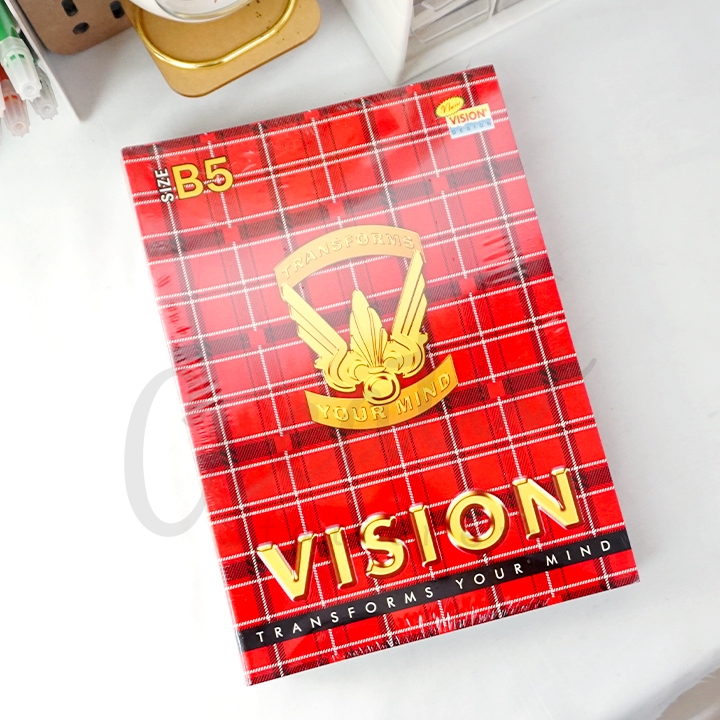 

Vision Buku Tulis B5 36 Lembar Isi 10 Buku 17 x 25 cm