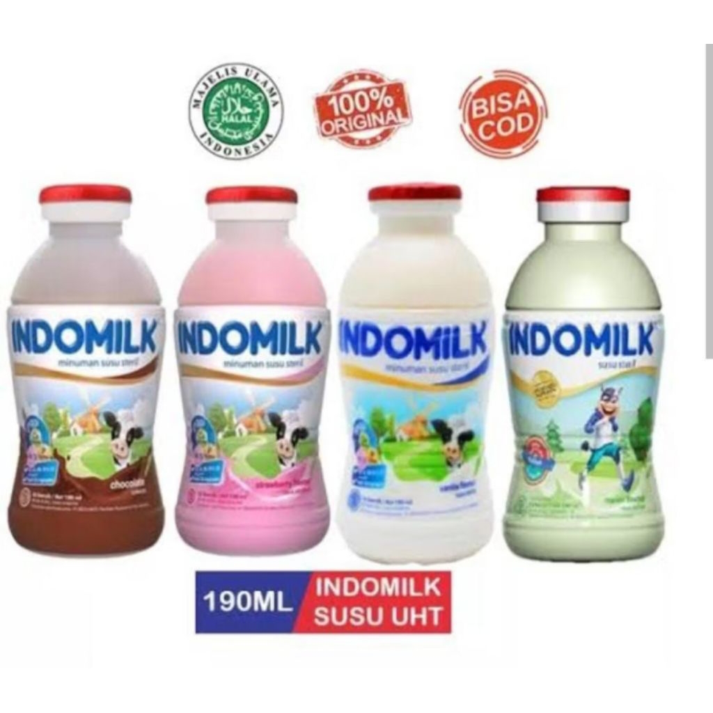 

INDOMILK Susu UHT Kids Botol 190 ml