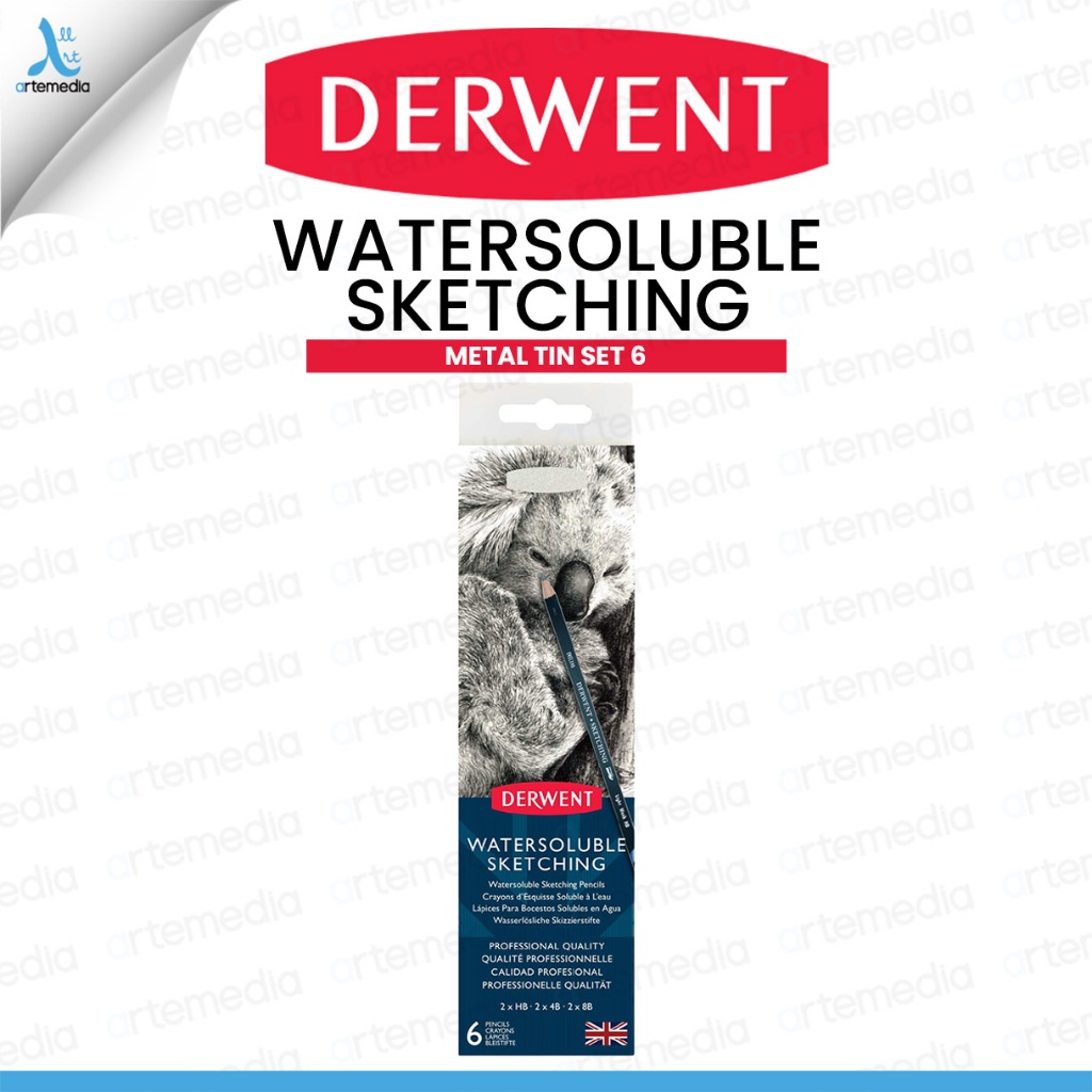 

Derwent Sketching Watersoluble Pencil Set 6 Pensil Sketsa