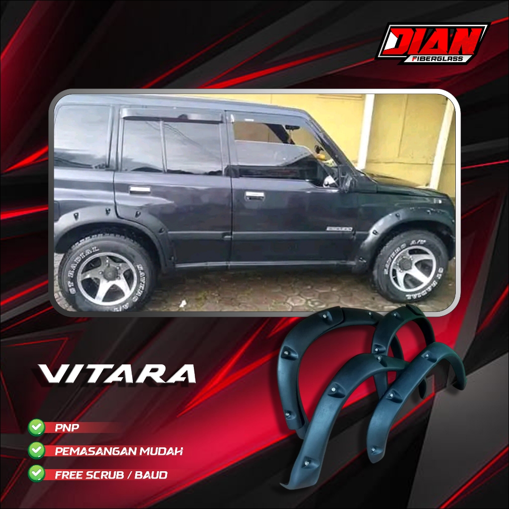 fender vitara escudo sidekick jlx murah berkualitas variasi mobil vitara