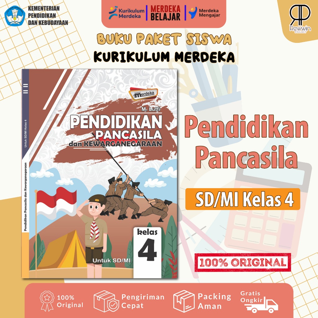 Buku Siswa PPKN SD/MI Kelas 4 Kurikulum Merdeka