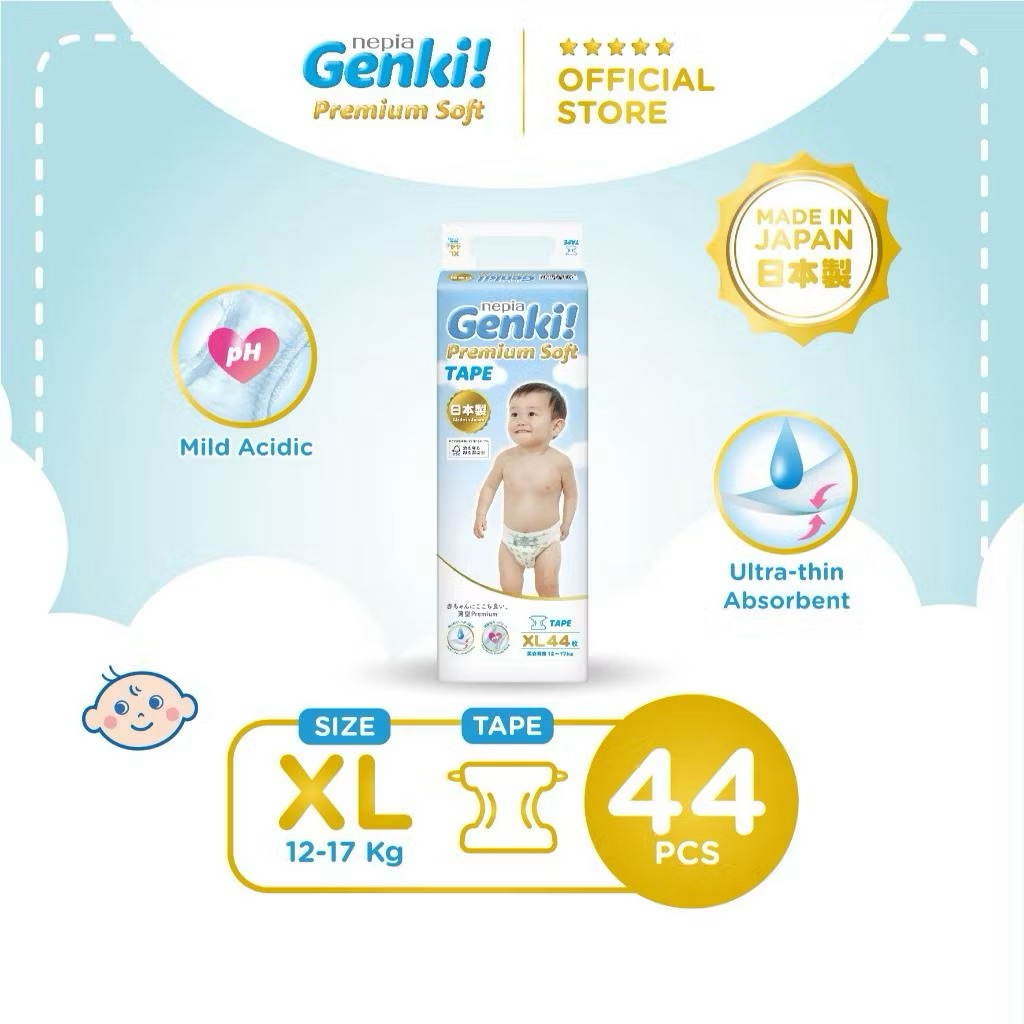 PAMPERS NEPIA GENKI XL TAPE/PEREKAT