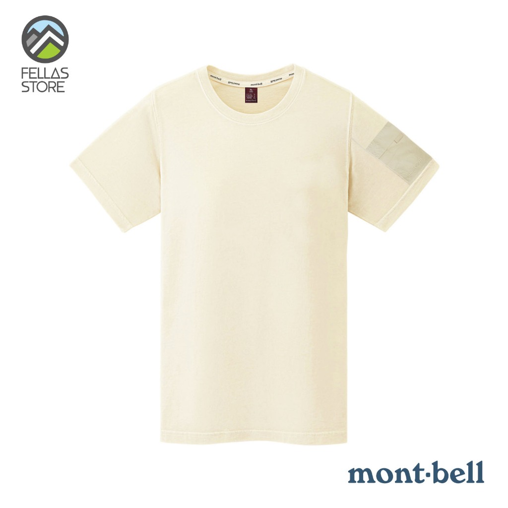 Baju Kaos Montbell - Pocket Tee Ivory