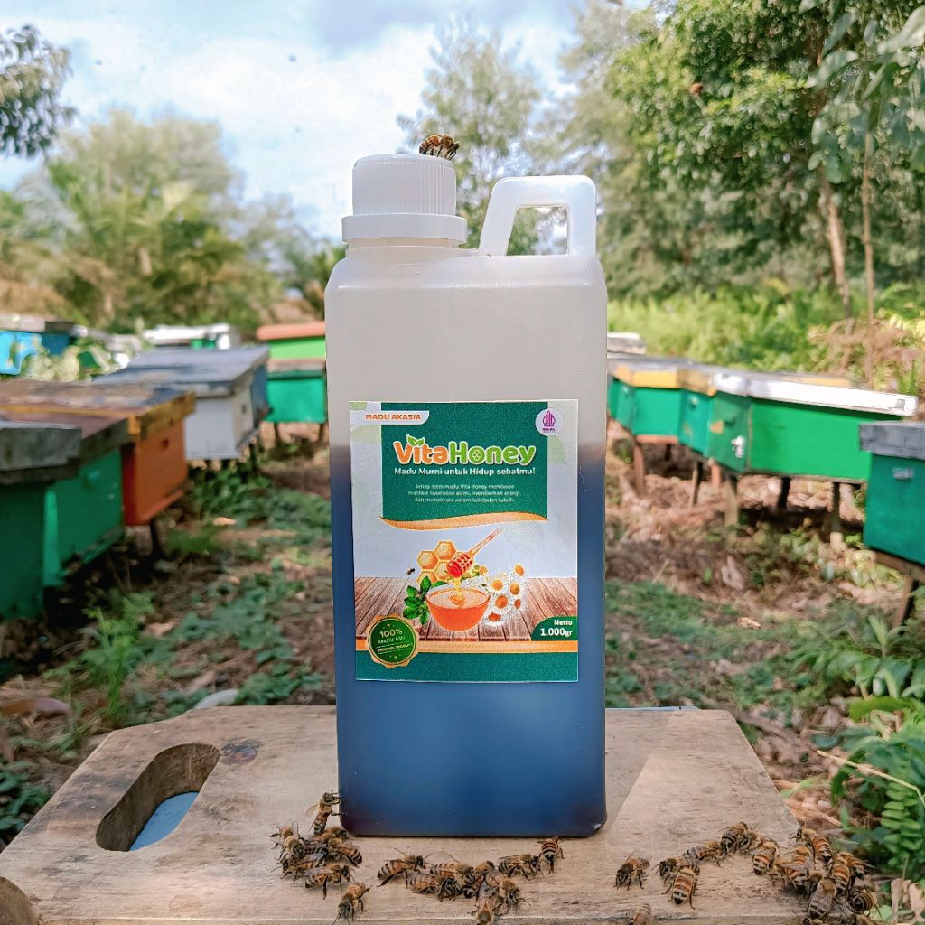 

Vitahoney Madu Hitam 1Kg Asli Nektar Hutan Akasia Riau Murni Tanpa Proses Pemanasan