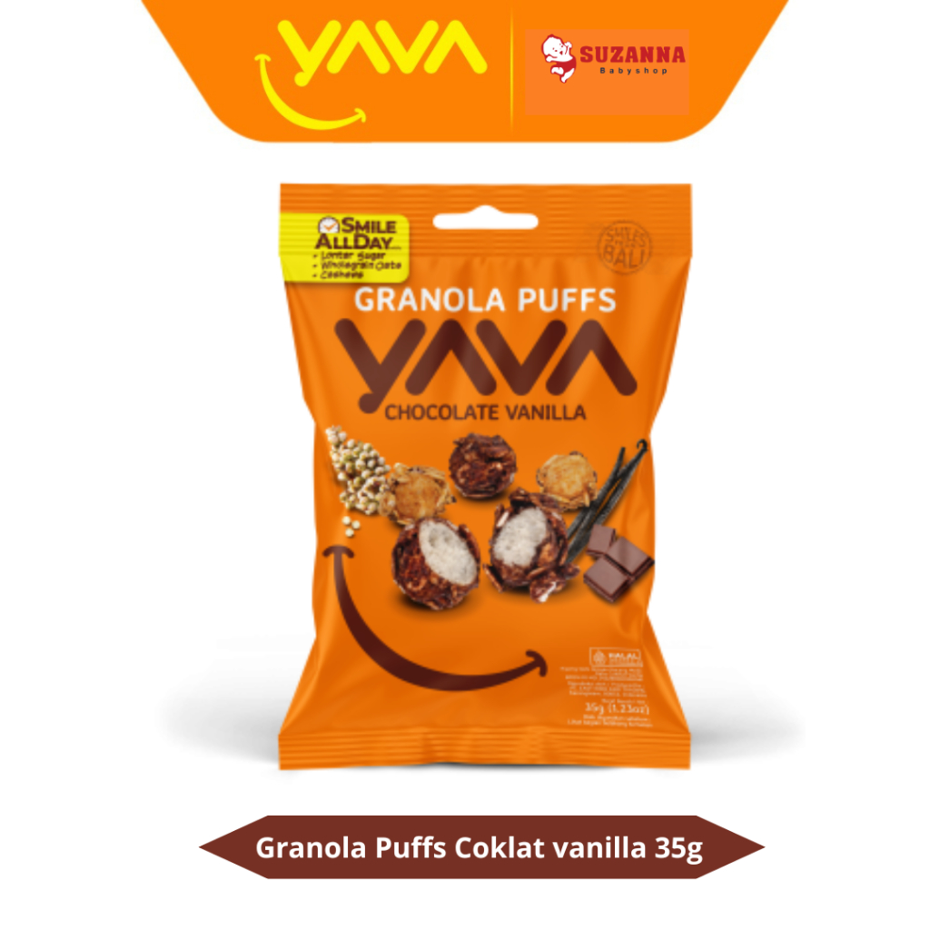 

YAVA Granola Puffs Chocolate Vanilla 35g - Camilan