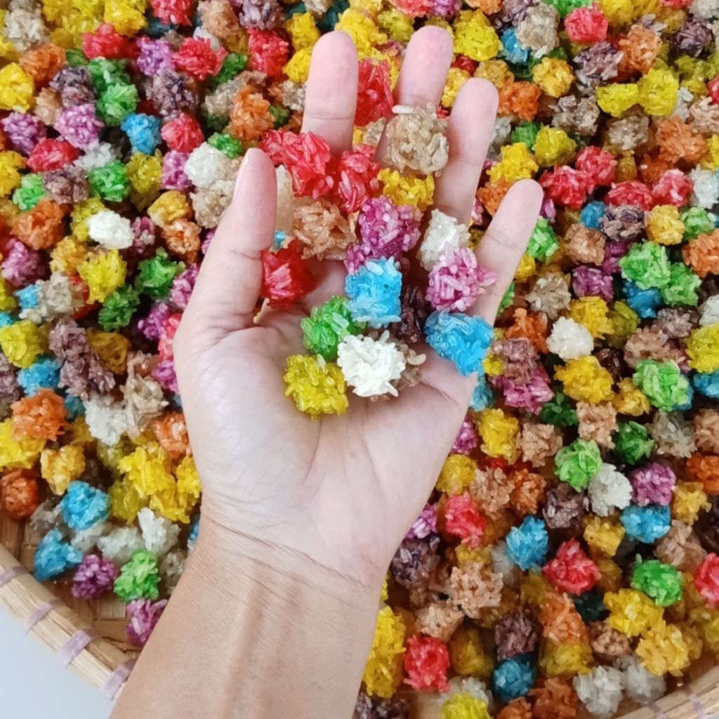 

Rengginang Vegan Pelangi 250 Gram