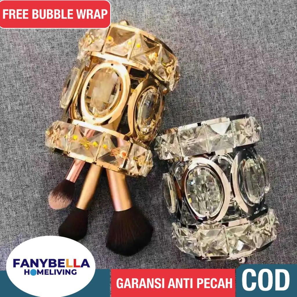

Tempat Pena Pensil Alat Tulis Emas Gold Mewah Silinder Pen Holder