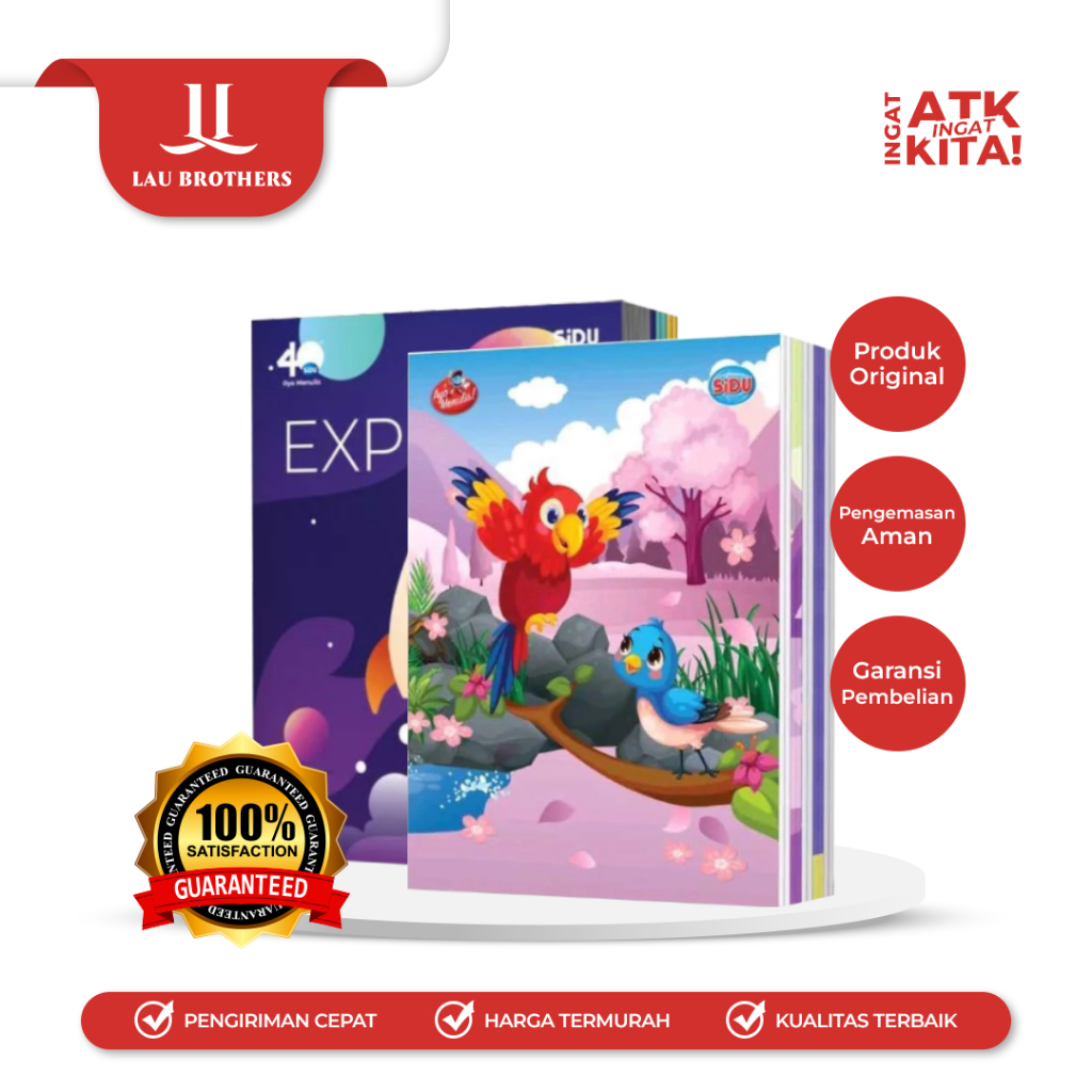 

SIDU BUKU TULIS 58LEMBAR (1PACK/ 10BUKU)