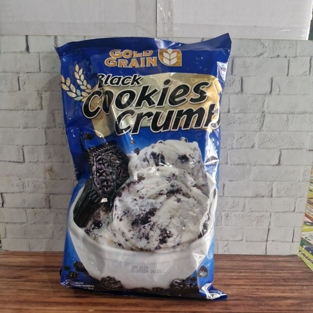 

Gold Grain Black Cookies Crumb 1kg / Oreo kasar