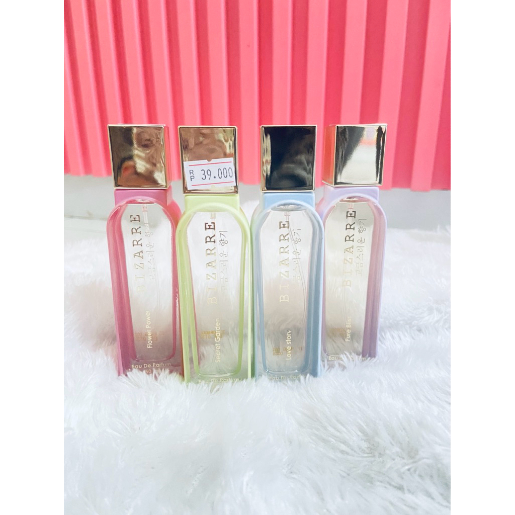 parfum bizzare botol kotak mewah 50ml