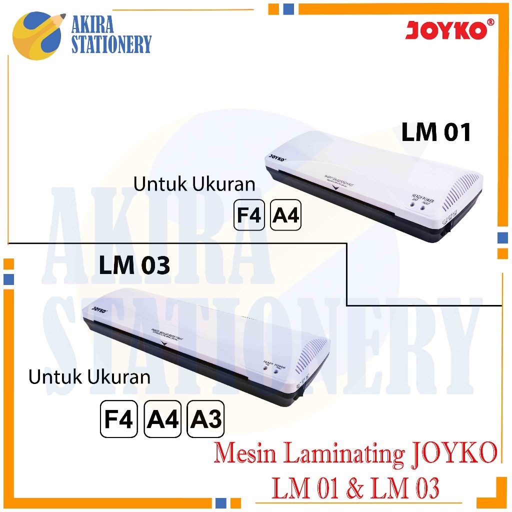 Mesin Laminating Joyko LM 01 Folio / Mesin Laminating Folio F4 - A4 - A3 Joyko LM 03 / Laminator Siz
