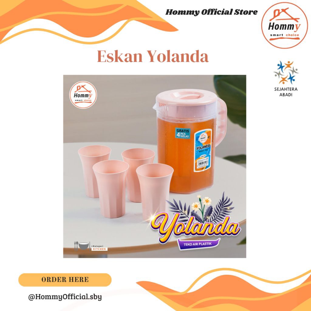 Water Jug Eskan Yolanda FREE GELAS