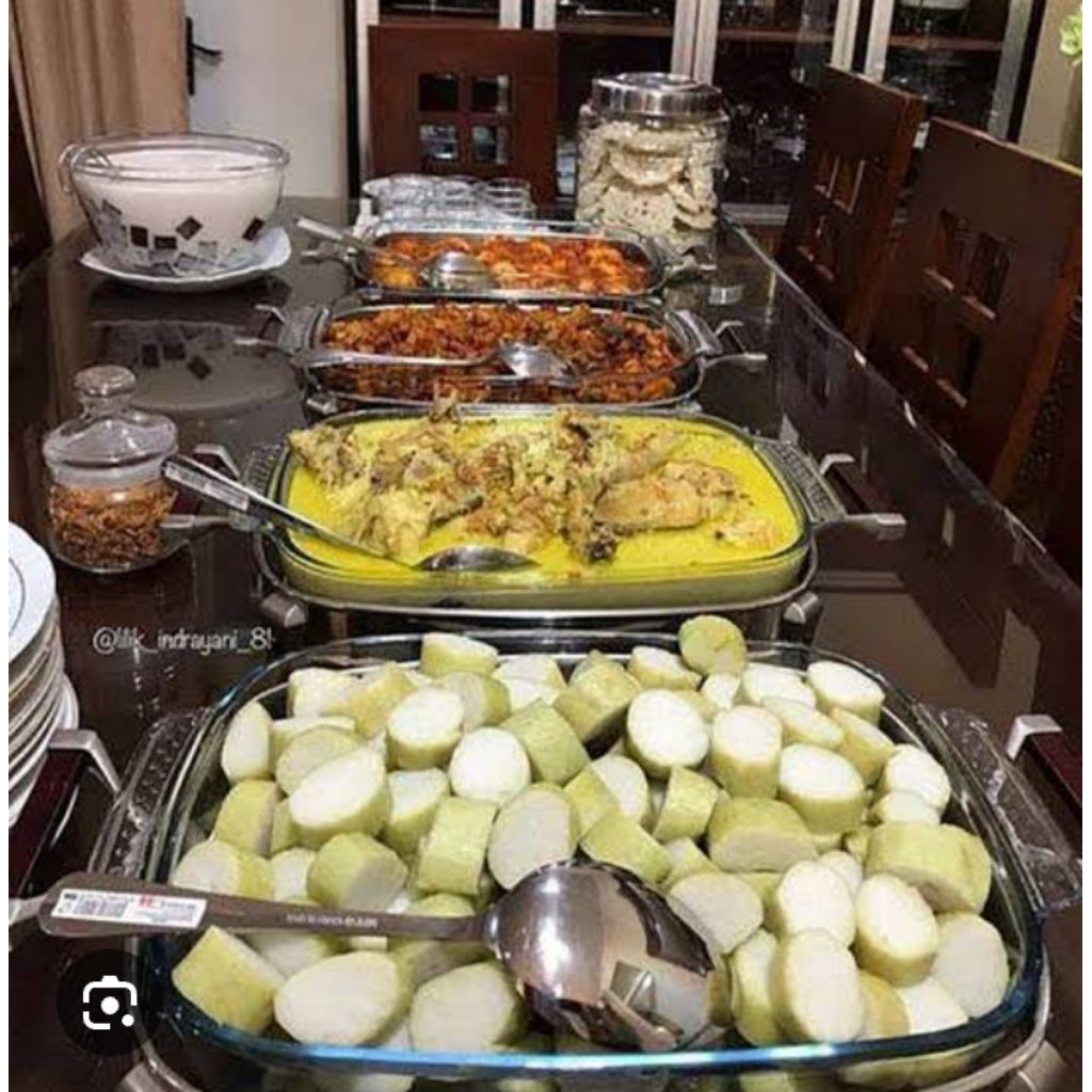 

paket prasmanan lontong opor ayam 40 porsi