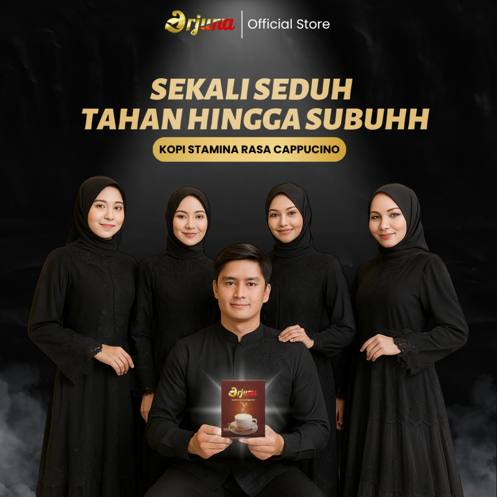 

KOPI ARJUNA ORIGINAL EXTRA GINSENG RASA CAPPUCINO HALAL BPOM - KOPI STAMINA PRIA TAHAN LAMA