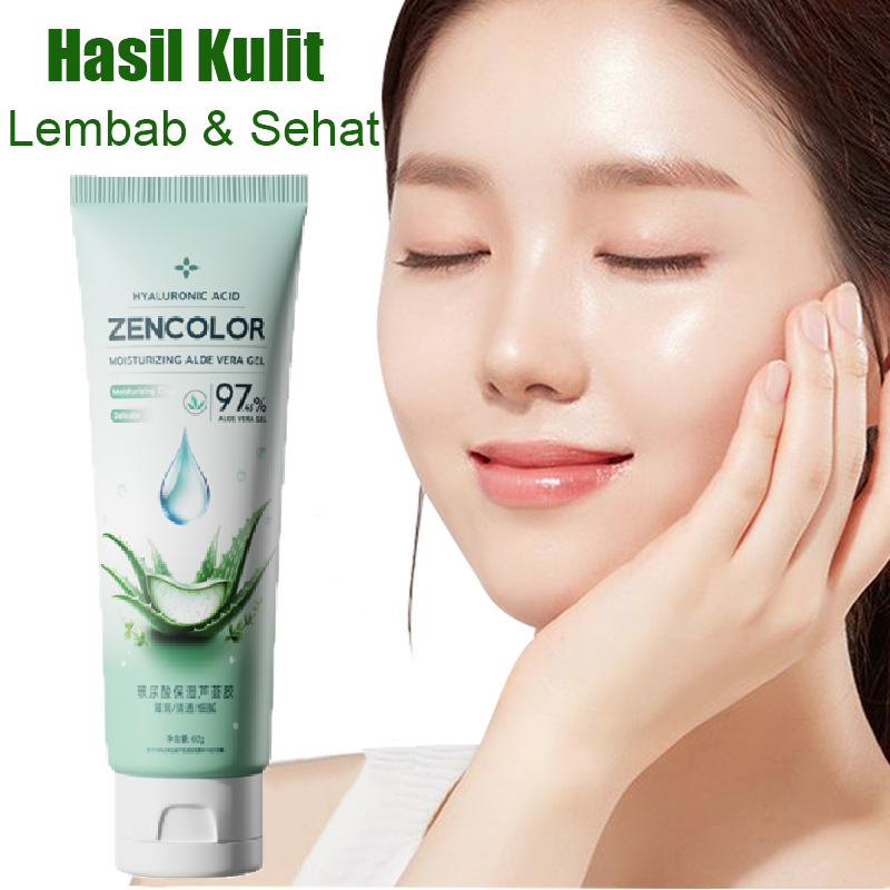 aloe vera gel Repair Skin bekas jerawat Pelembab gel lidah buaya lidah buaya gel untuk wajah moistur