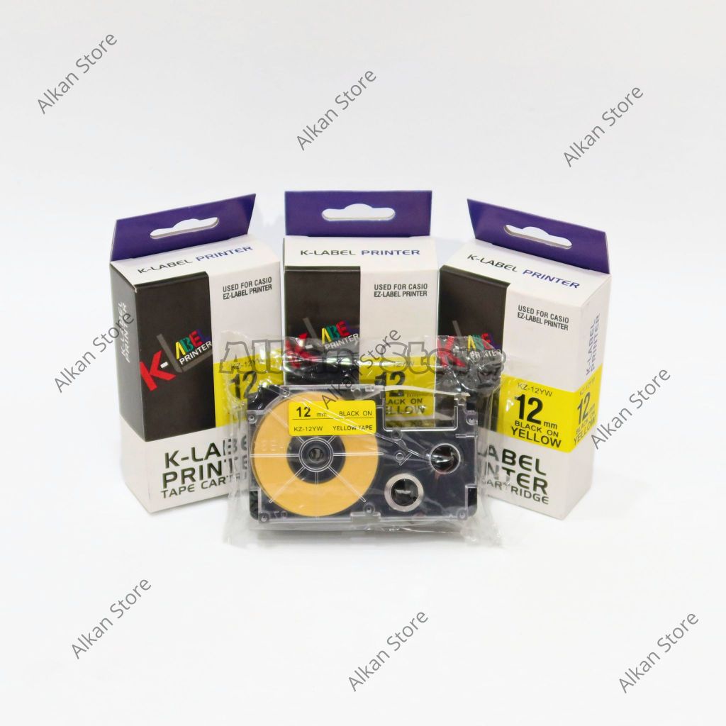 

K-Label Printer Tape Catridge for Casio 12mm Label for Casio 12mm