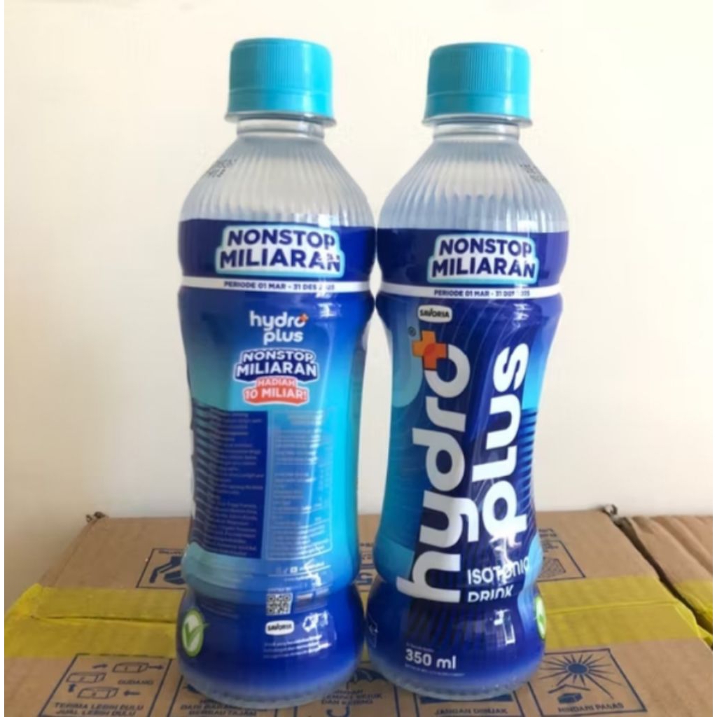 

Hydroplus NONSTOP MILIARAN Minuman Isotonik Botol 350 ml