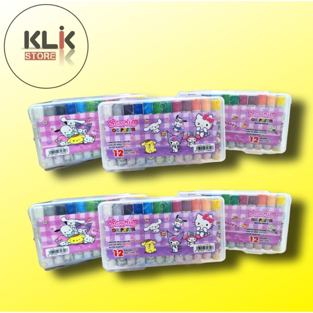 

Crayon Mini 12 Warna Eselon / Oil Pastel Mini 12 Color