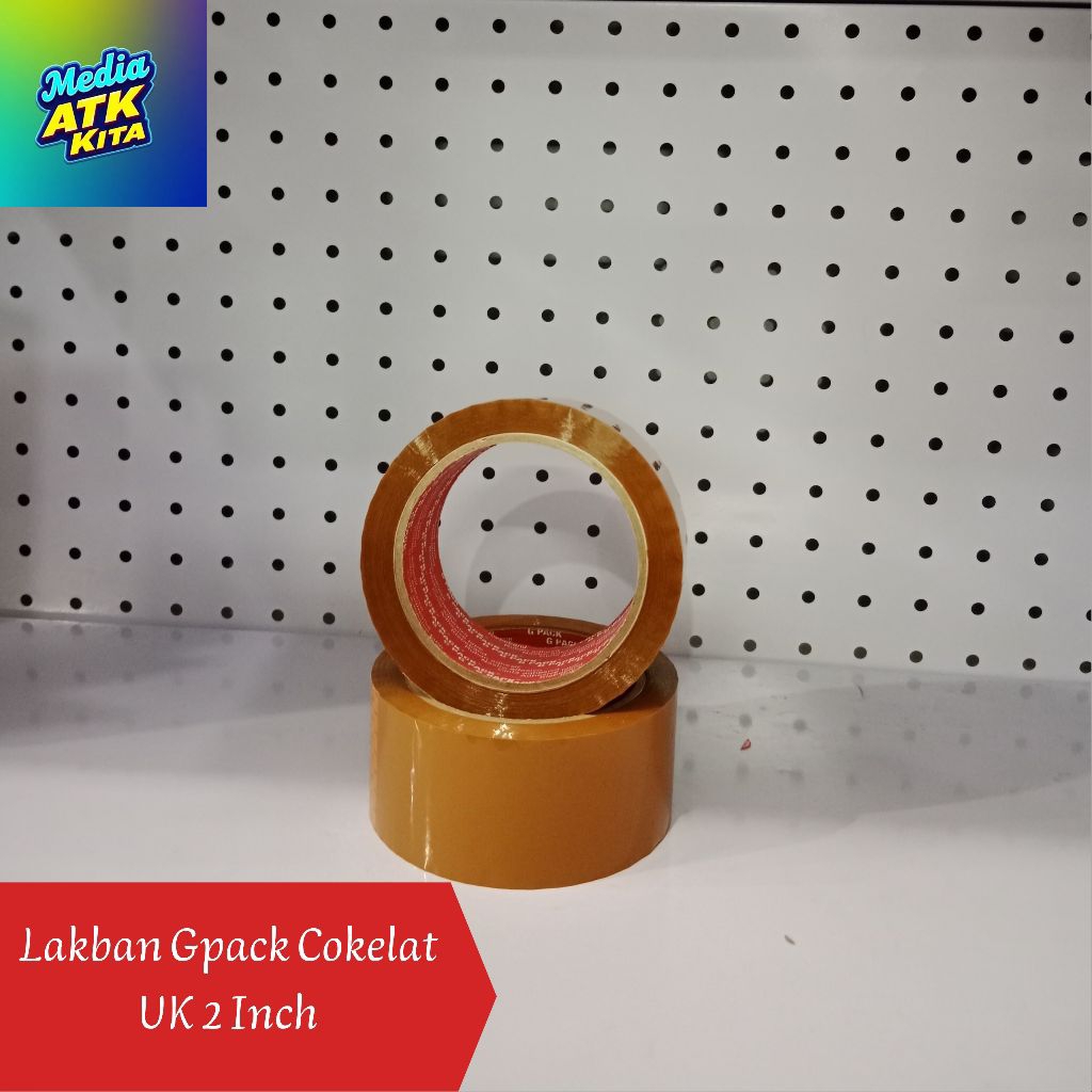 

Lakban Bening/Cokelat 45mm x 90 yard 2 inch