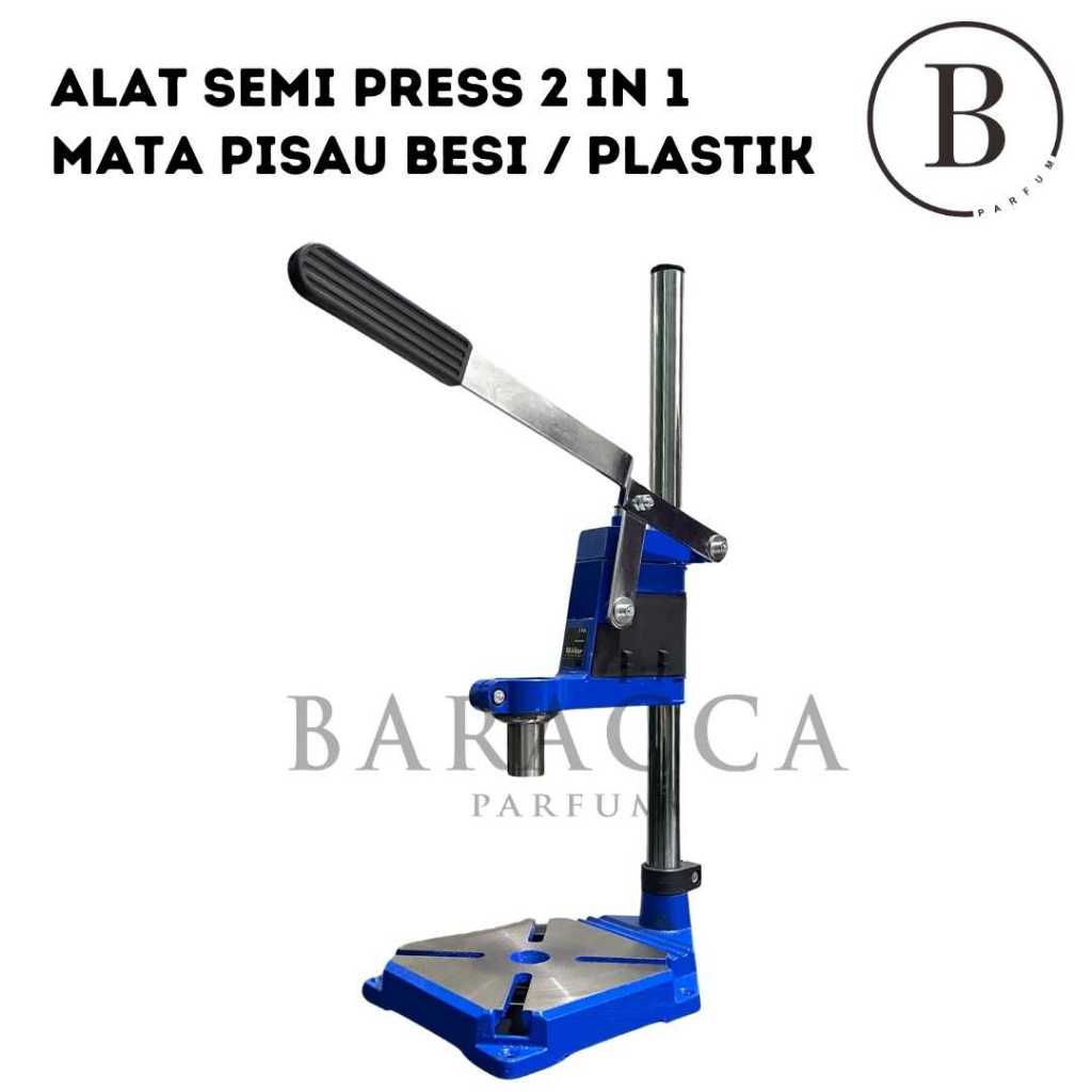 Alat Press Botol Parfum Semi Press - Alat Press Duduk Semi Press Besi by Baracca Parfum