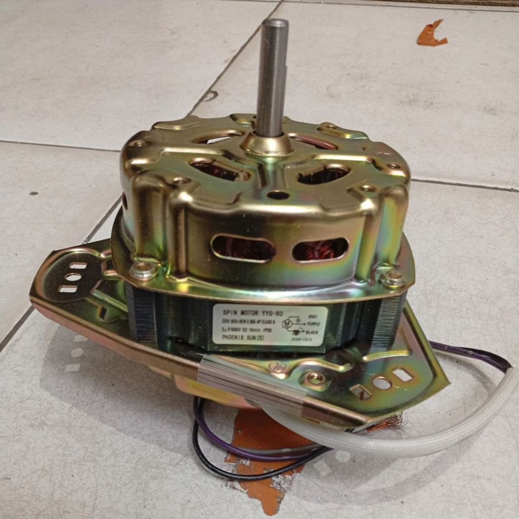 dinamo spin pengering YYG-80-80wat 5uf original