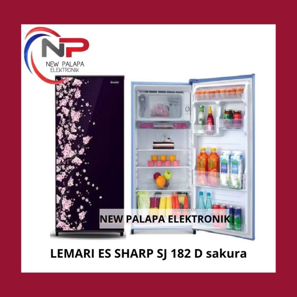 LEMARI ES SHARP SJ-N182D SAKURA