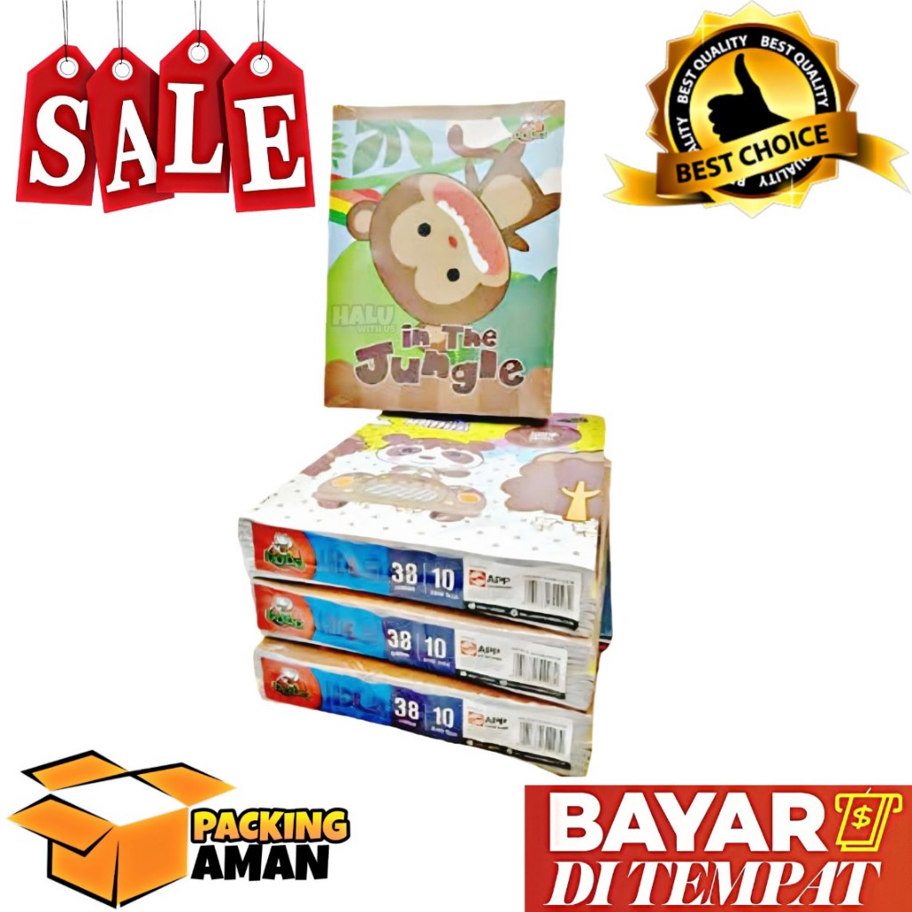 

(BISA COD) PROMO 10 Pcs Buku Tulis DODO 38 Lembar / Buku Harian / Buku Catatan