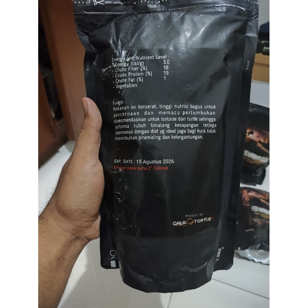 Pelet GT FREEK 500gr kura kura darat, sulcata, pardalis, cherry head dll