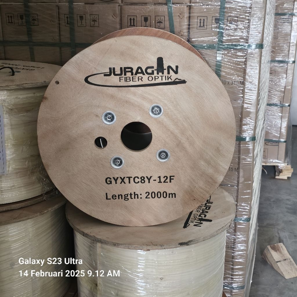 kabel fiber optik 12 core fig8 2km / KU MINI 12 CORE FIG8 2.000 METER