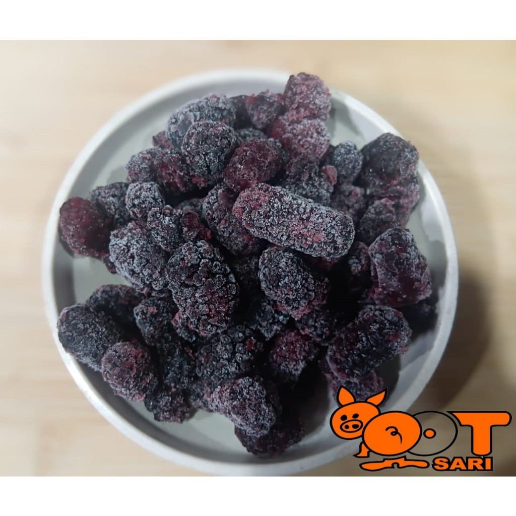 

Mulberri / Murbei / Mulberry Frozen - Buah Beku 500gr