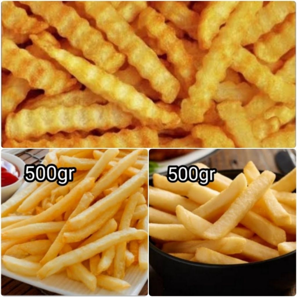 

Kentang Shoestring Cut | Straight Cut | Crinkle Cut French Fries 500gr