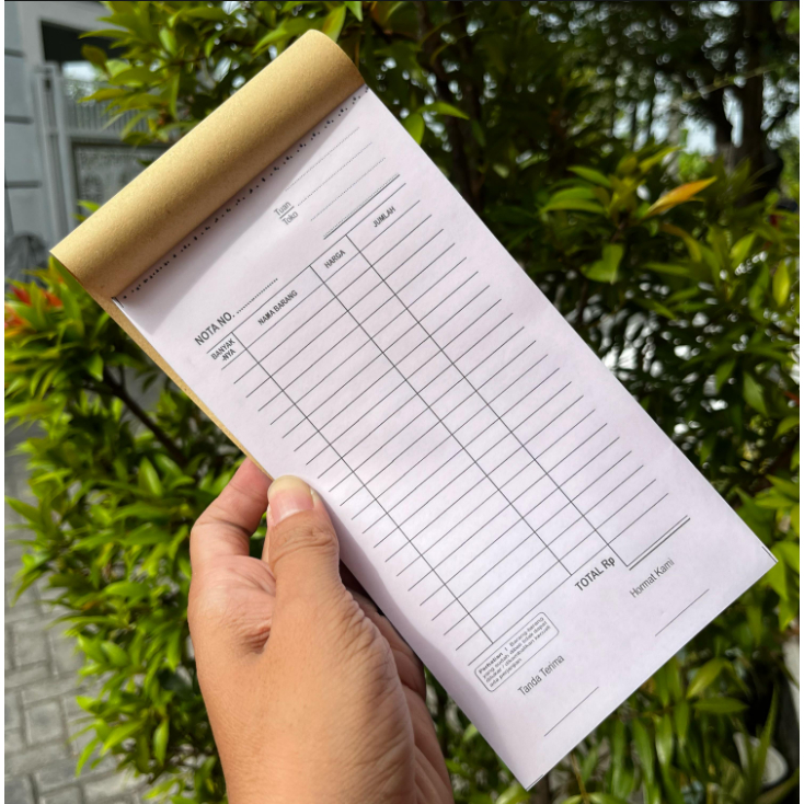 

nota penjualan ukuran 10x21 cm rangkap 2ply kop kosongan ready stock