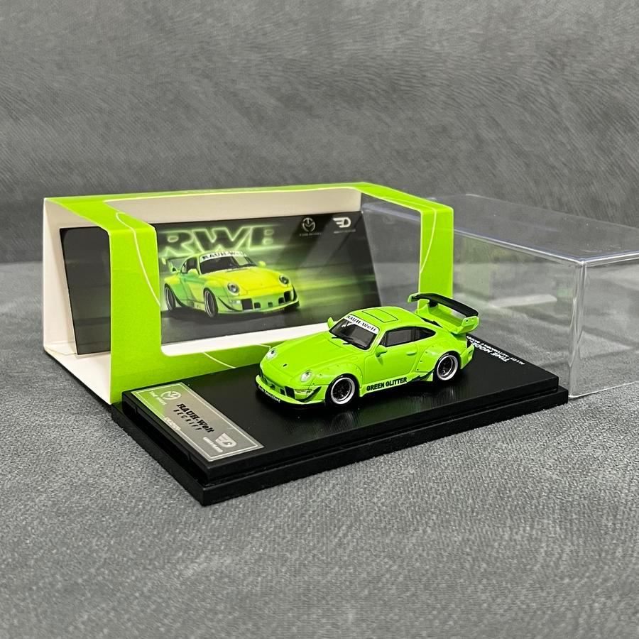 Time model x ghost player porsche rwb green glitter rare