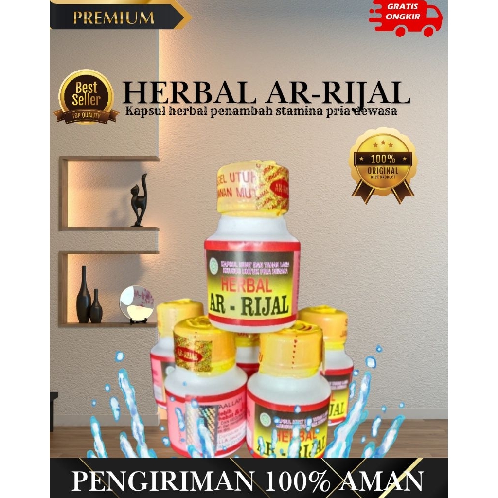 Ar-Rijal asli 100% original obat kuat tahan lama menambah stamina