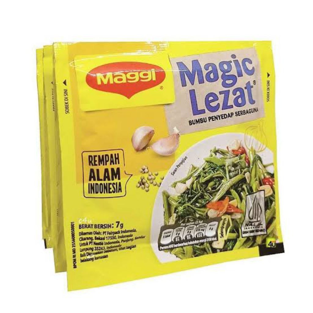 

MAAGI MAGIC LEZAT renteng isi 12 pcs - penyedap bumbu dapur