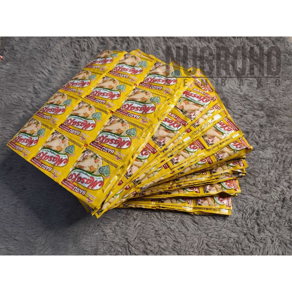 

(36/72 Pcs) Masako Bumbu Kaldu Penyedap Rasa Ayam Kemasan 8,5 gr