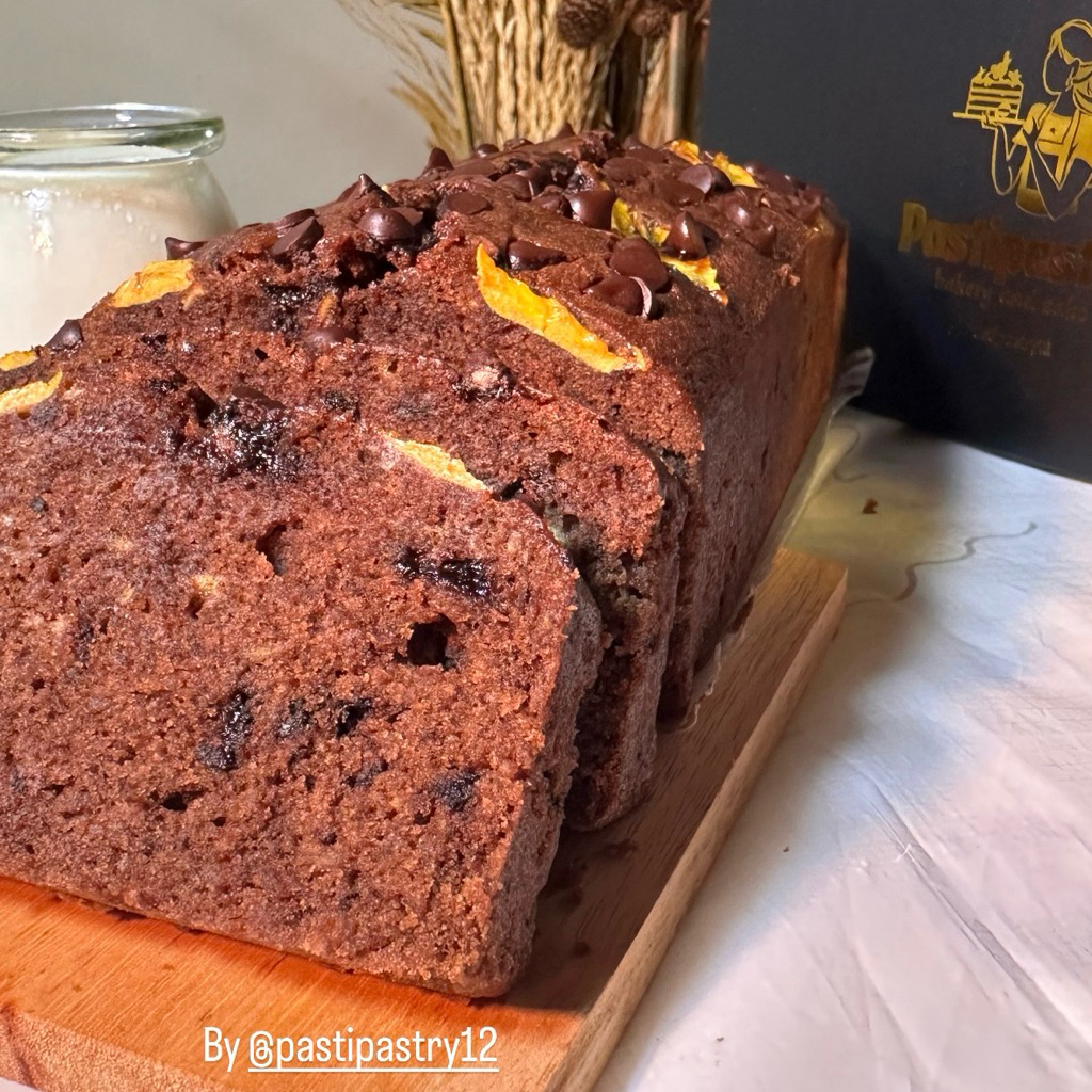 

Pastipastry Bolu Pisang Coklat – Cake Lembut & Moist, Manis Pas