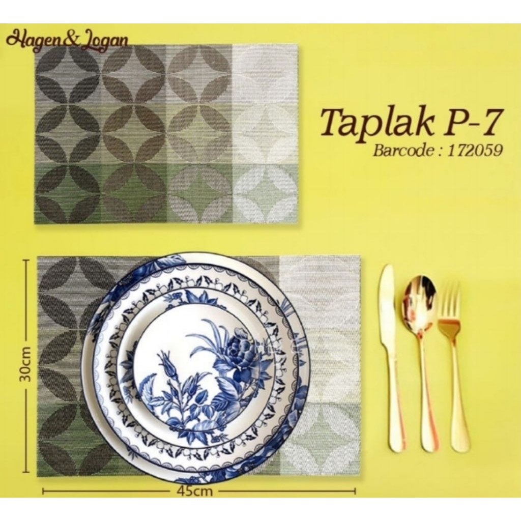 Alas tatakan piring tatakan piring meja makan