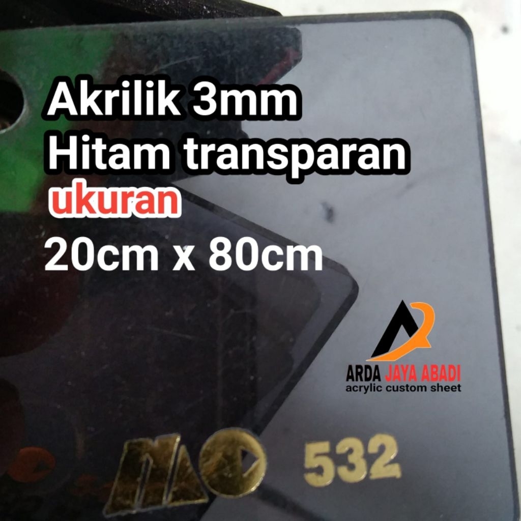 

akrilik 3mm hitam transparan 20 x 80 akrilik lembaran riben marga cipta akrilik termurah