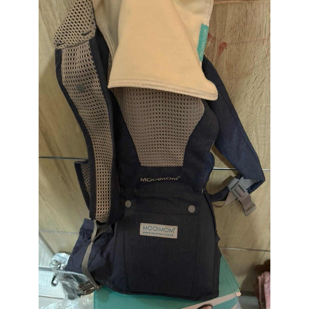 Gendongan Mooimom Hipseat Gendongan Bayi Hipseat Tidak Gerah & Simple - Breathable Hipseat Carrier M