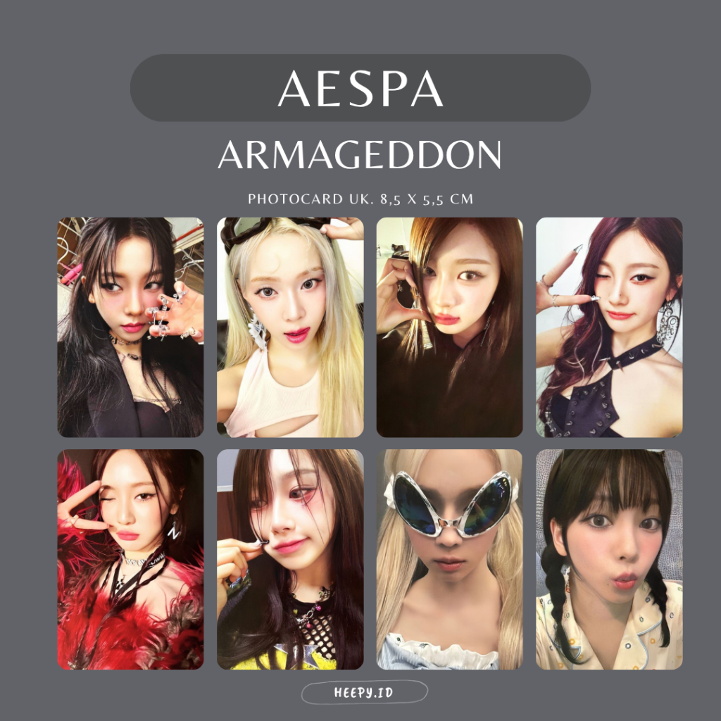 [AESPA] UNOFFICIAL PHOTOCARD AESPA ARMAGEDDON